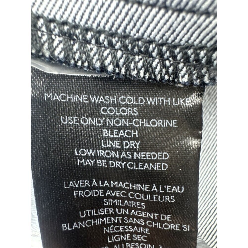 Anthropologie Pilcro Women’s Short Sleeve Square Neck Pleated Blue Denim Dress M - Picture 7 of 9